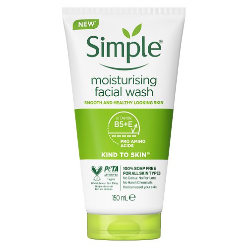 Simple Kind To Skin Moist Face Wash