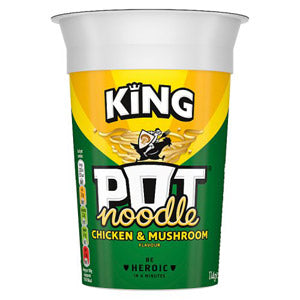 King Pot Noodle Chicken & Mushroom