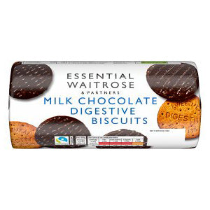 Essential Waitrose Biscuits Milk Chocolate Digestives