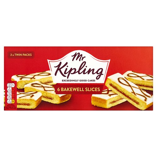 Mr Kipling Bakewell Slices 6 Pack