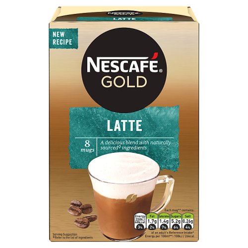 Nescafe Gold Latte Drink 8 Sachets