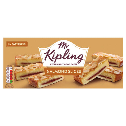 Mr Kipling Almond Slices 6 Pack