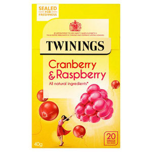 Twinings Cranberry & Raspberry Envelope Tea 20