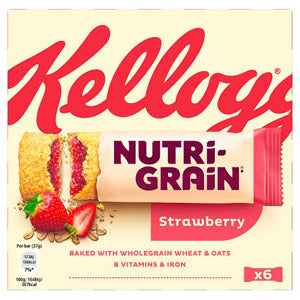 Kelloggs NutriGrain Strawberry 6 Pack