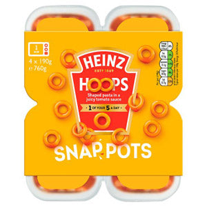 Heinz Spaghetti Hoops Snap Pots