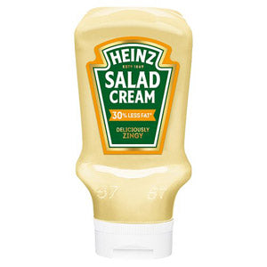 Heinz Salad Cream Light 30% Less Fat Top Down
